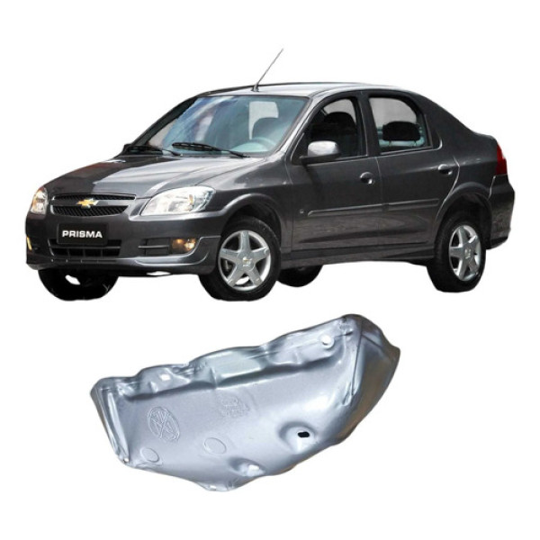 Defletor Calor Escapamento Chevrolet Prisma 2012 1.4 4p