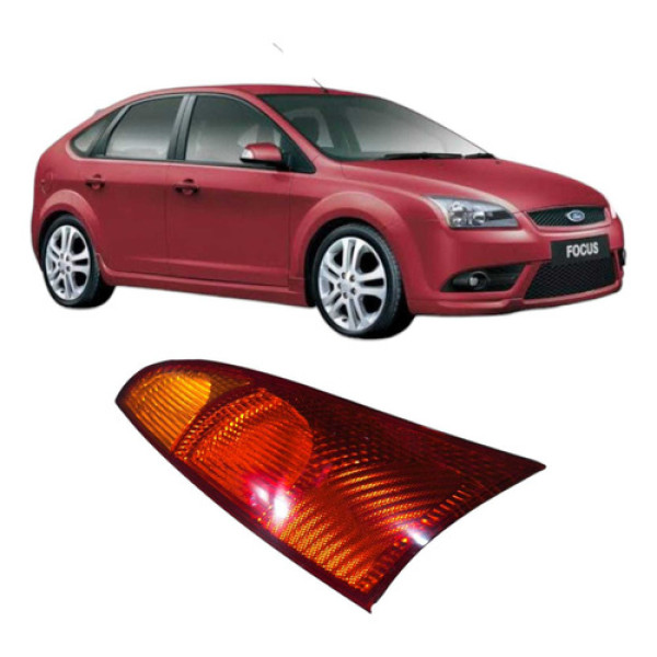 Farol Lanterna Sinaleira Traseira Esquerdo Ford Focus 2008 Esquerdo/motorista Vermelho