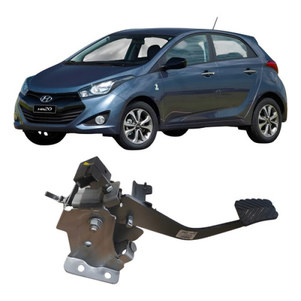 Pedal Freio Hyundai Hb20 1.0 3c 2017 328021s000 Preto
