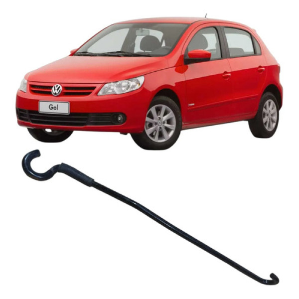 Haste Vareta Capô Dianteiro Volkswagen  Gol G5 1.6 2010  Preto