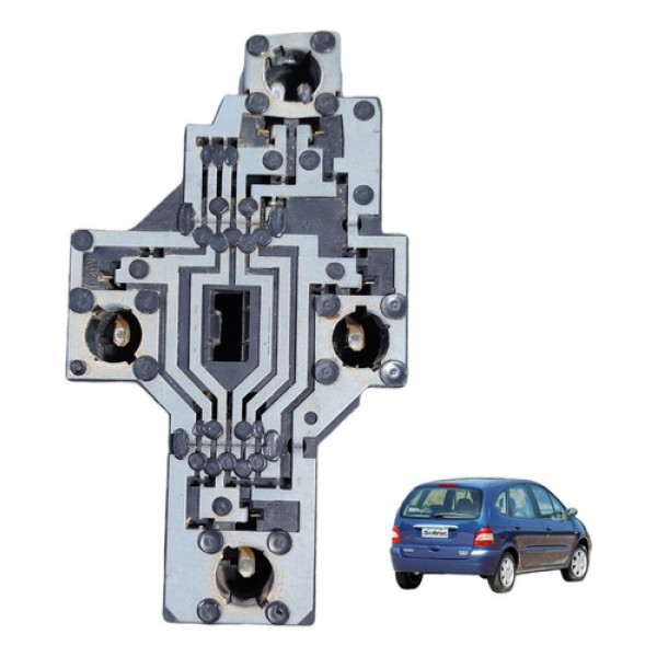 Circuito Soquete Lanterna T/direita Renault Scenic 2001/2011 Direito/passageiro Cinza