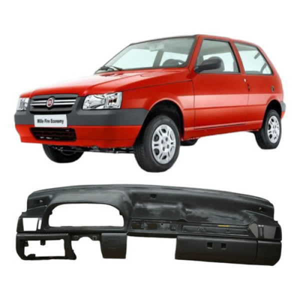 Capa Painel Tabelier Fiat Uno Mille 2009 1.0 2p Original  Preto