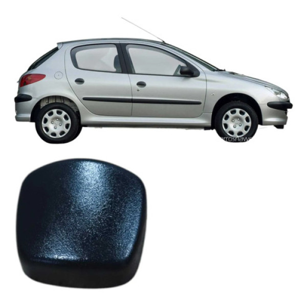 Moldura Regulagem Cinto Diant Peugeot 206 2008 9616399577 Preto