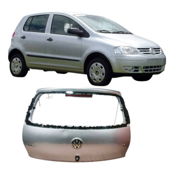 Tampa Traseira Porta-malas Fox 1.6 2007 Original Prata Prateado