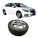 Roda Liga Aro 17 5 Furos Chevrolet Cruze 2013 1.8 Original Prateado