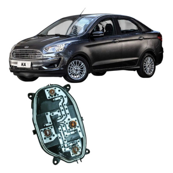 Circuito Soquete Direito Ford Ka 2020 1.0 3c Original Direito/passageiro Preto