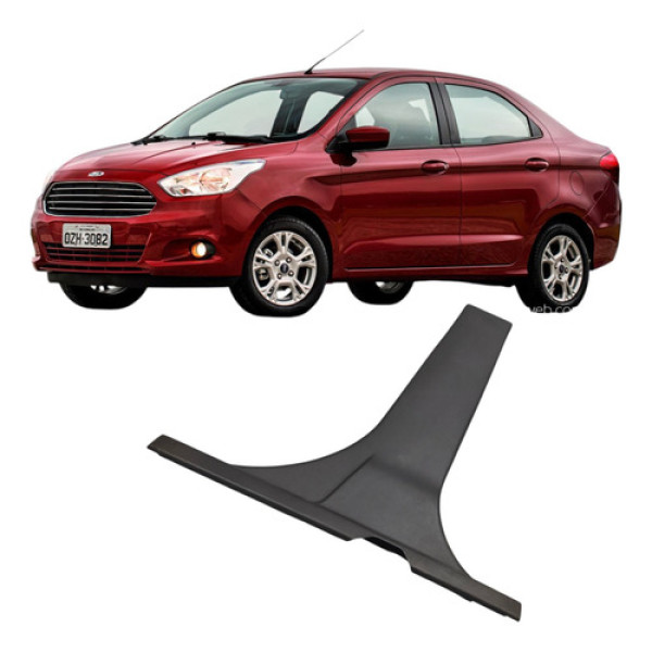 Acabamento Coluna Central Direita Ford Ka 2018 A 2021