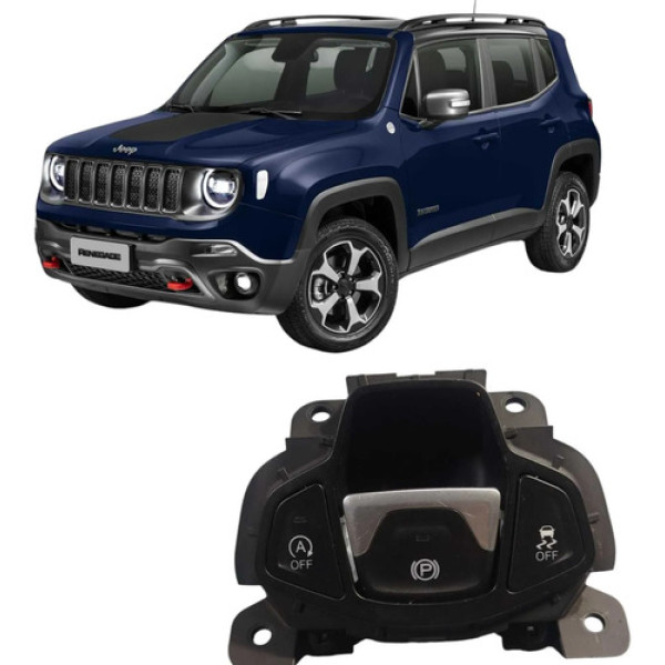 Botão Comando Freio De Mão Eletrônico Renegade 2019 Original