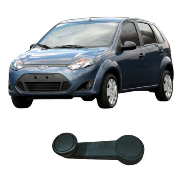 Manivela Vidro Manual Ford Fiesta 2010 1.0 4p Original Preto