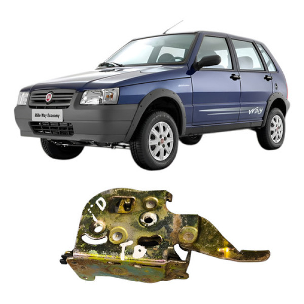 Fechadura Traseira Direita Fiat Uno Mille 1.0 4p 2005 