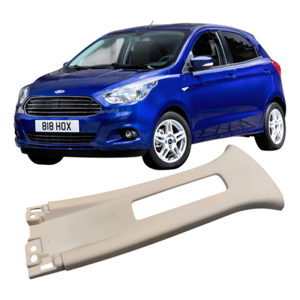 Acabamento Coluna Central Lado Direito Ford Ka 2017-2021 