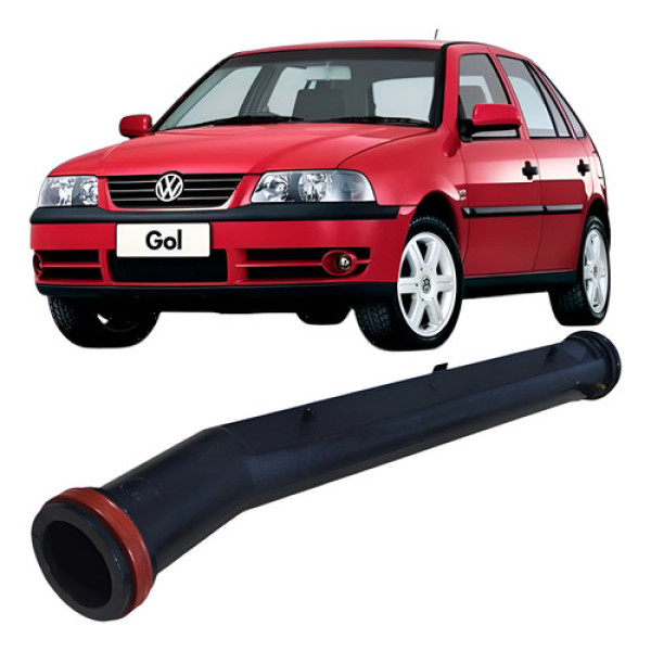 Tubo Refrigeração Carcaça Válvula Termostática Vw Gol 2005  Prateado
