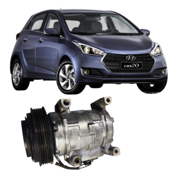 Compressor Hyundai Hb20 1.0 3c 2014-2018 1h40004200