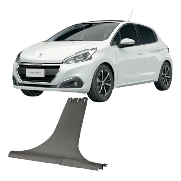Moldura Coluna Interna Direita Peugeot 208 2017 98008415