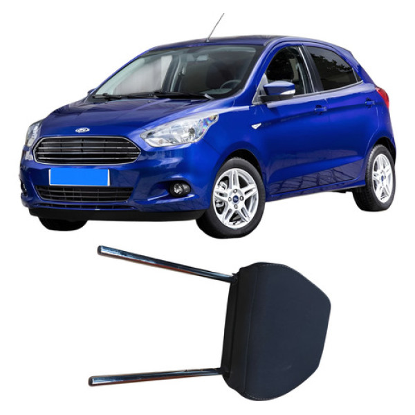 Encosto Cabeça Banco Dianteiro Direito Ford Ka 2018 Preto