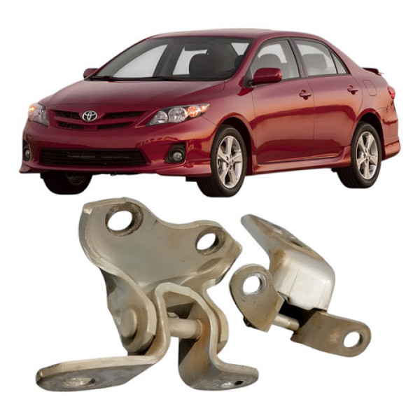 Par Dobradiça Dianteiro Direito Toyota Corolla Gli 2011-2012
