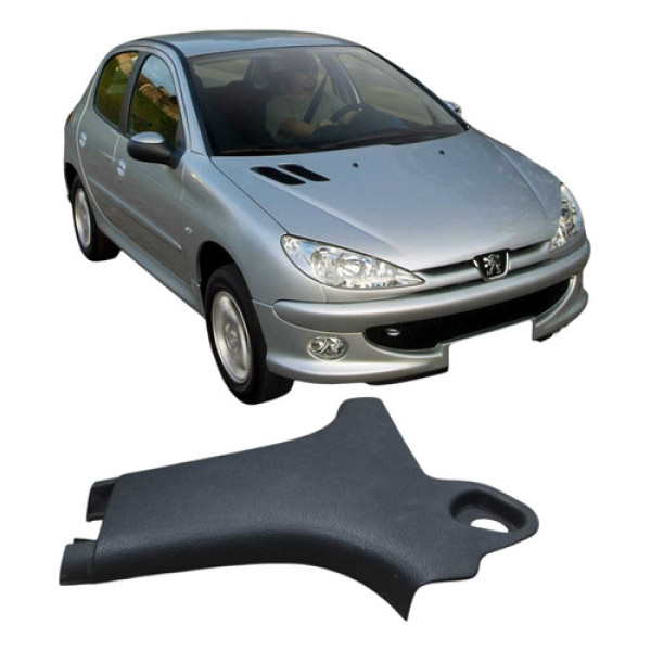 Acabamento Coluna Esquerda  Peugeot 206 2008 1.4 9625020477 Preto