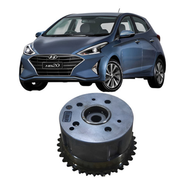 Polia Comando Admissão Hyundai Hb20 2021 1.0 3c Fl11vd77 Prata