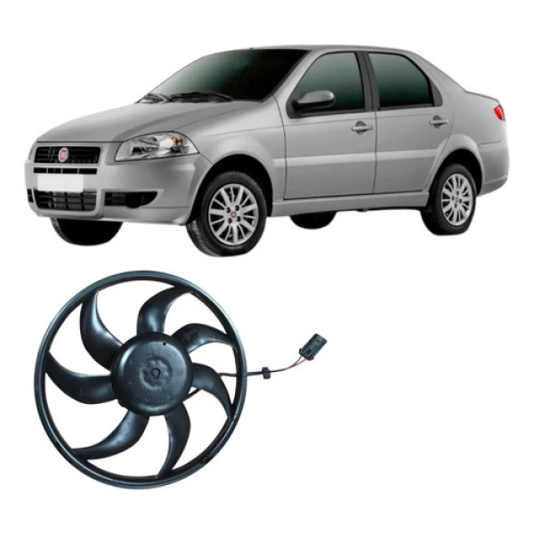 Hélice Ventoinha Com Motor Fiat Siena 1.0 2013 Original