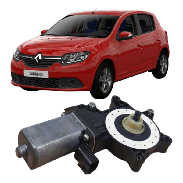 Motor Vidro Dianteiro Direito Renault Sandero 2019 14591060