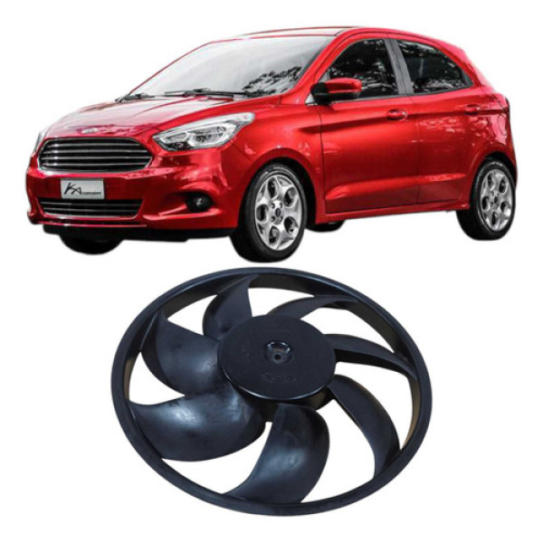 Ventoinha Radiador Ford Ka 2015 1.0 3c E3b5gf8754
