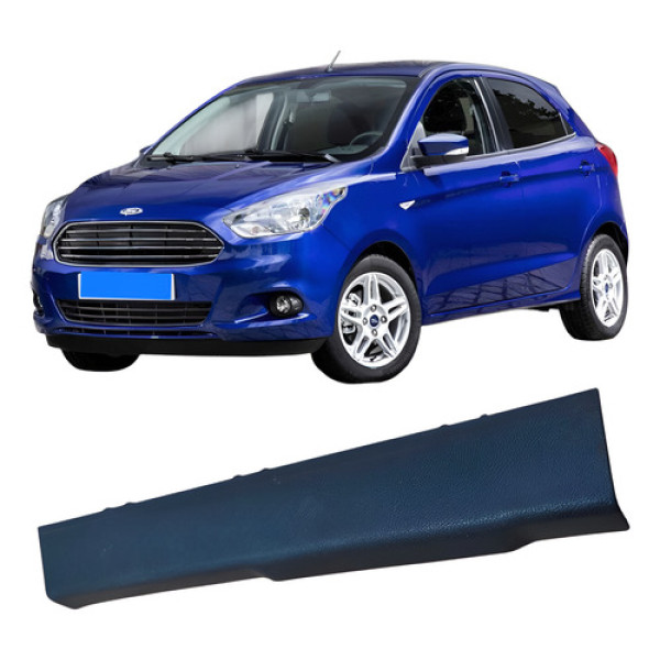 Soleira Interna Dianteira Direita Ford Ka 2018 A13200 Preto Preto