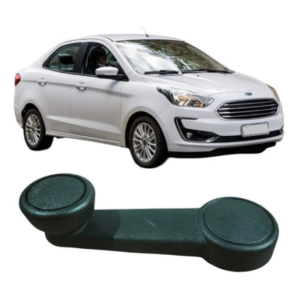 Manivela Vidro Traseiro Ford Ka 2019 1.5 3c Original Preto