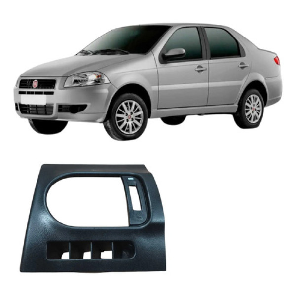 Moldura Difusor Direito Fiat Siena 1.0 2013 100191833