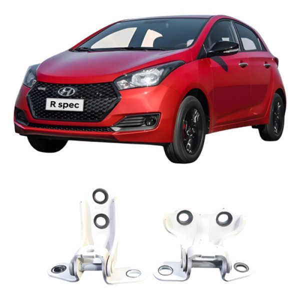 Par Dobradiça Traseira Esquerda Hyundai Hb20 1.0 3c 2018