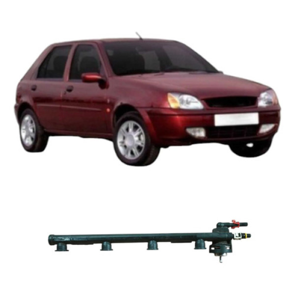 Flauta Combustível Ford Fiesta Courier 2000 1.0 Xs6u9d280ab