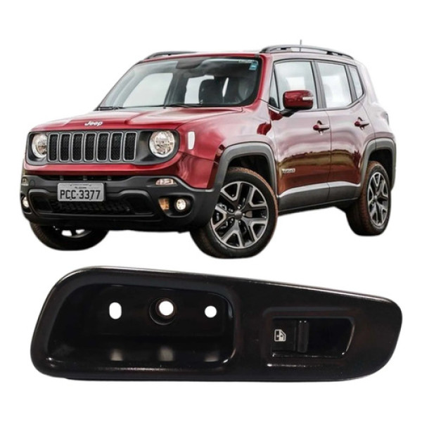 Moldura Botão Vidro Elétrico Traseiro Esquerdo Renegade 2019