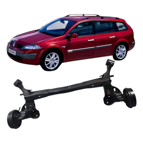 Eixo Traseiro Renault Megane Gt Dyn 1.6 2009  43991