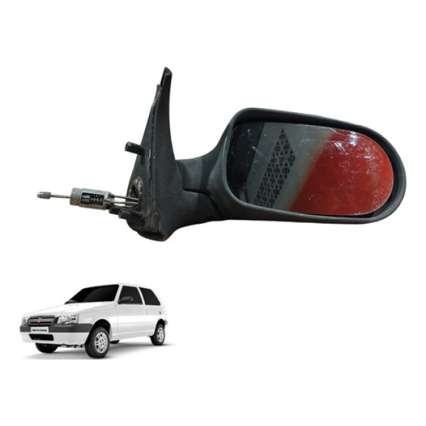 Retrovisor Direito Manual Fiat Uno Mille Econ 2p 2001 A 2013