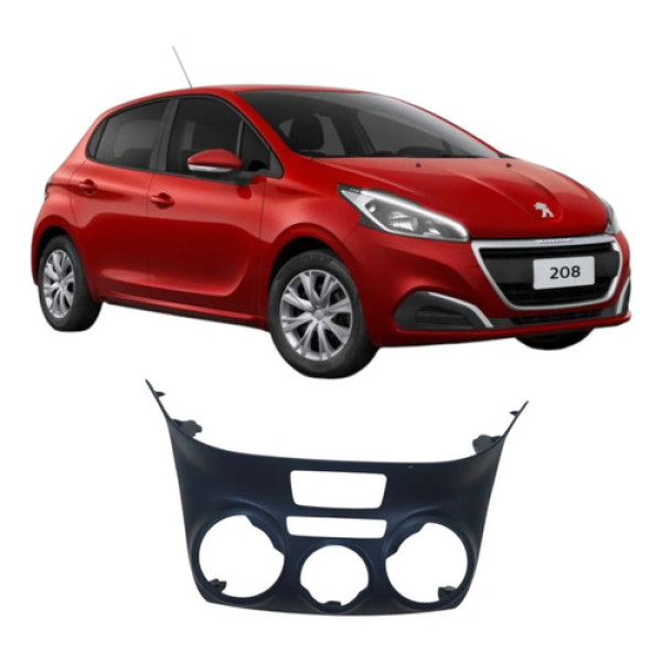 Moldura Comando Ar Condicionado Peugeot 208 2019