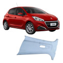 Acabamento Coluna Cinto Esquerdo Peugeot 208 2019 Prata   Prata