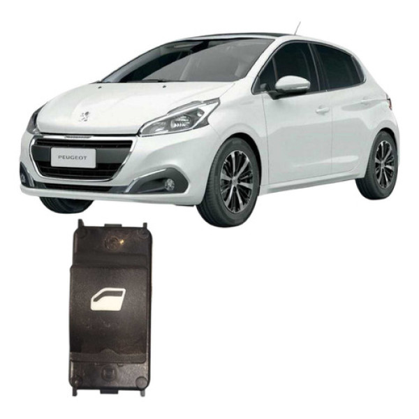 Botão Vidro Elétrico Dianteiro Direito Peugeot 208 2017 