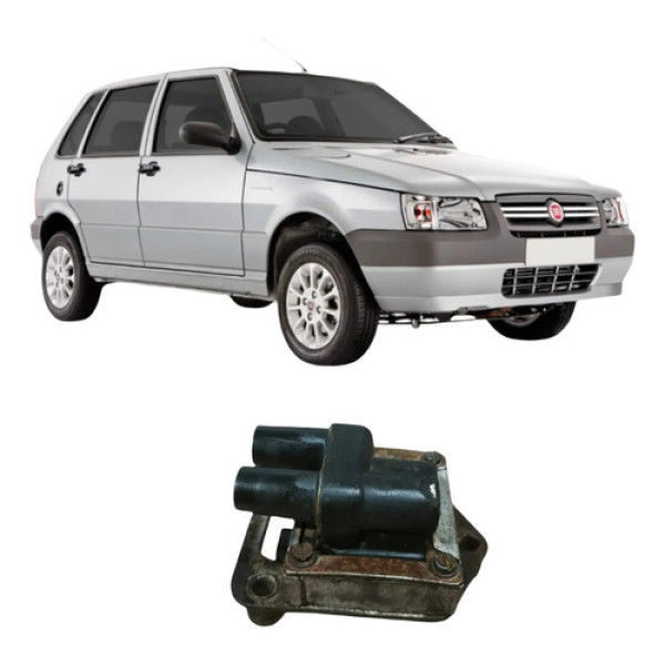 Bobina Ignição Fiat Uno 2003 1.0 Original 0san7521477
