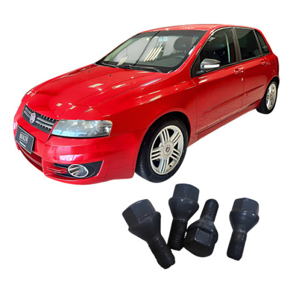 Jogo 4 Parafusos De Roda Fiat Stilo 2009