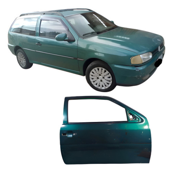 Porta Dianteira Direita Parati 1997 Cl 1.6 2p Direito Verde. Dianteira Direito Verde