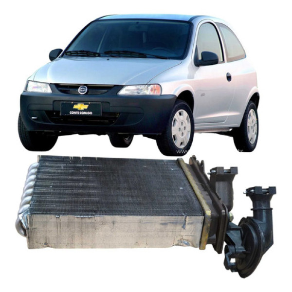 Radiador Caixa Evaporadora Celta 1.0 Chevrolet Celta 2003 Cinza
