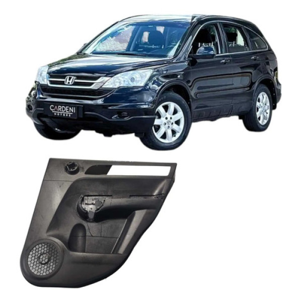 Forro Porta Traseira Direita Honda Cr-v 2007 2008 2009 2010 Preto