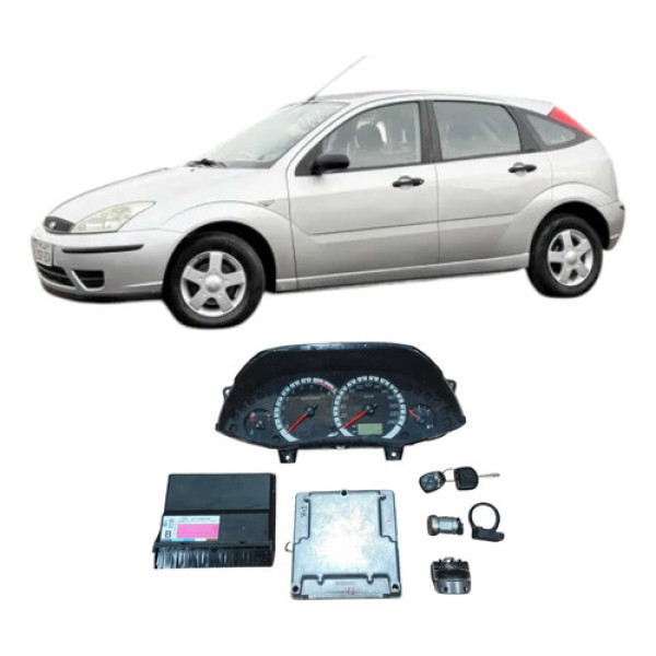 Kit Code Injeção Ford Focus 1.6 2007 7s4512a650ab Original