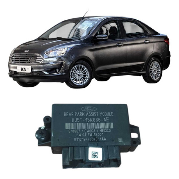 Módulo Sensor Estacionamento Ford Ka 2020 1.0 3c Hu5t15k866a Preto