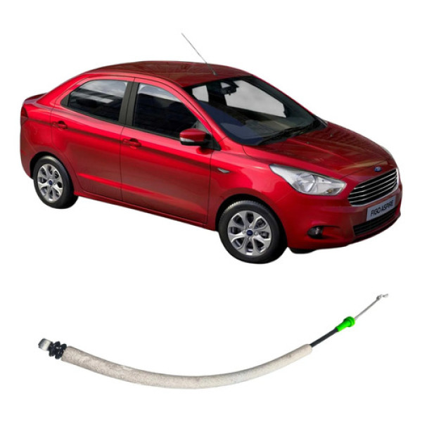 Cabo Maçaneta Dianteira Esquerda Ford Ka 1.0 3c 2018-2021 Preto
