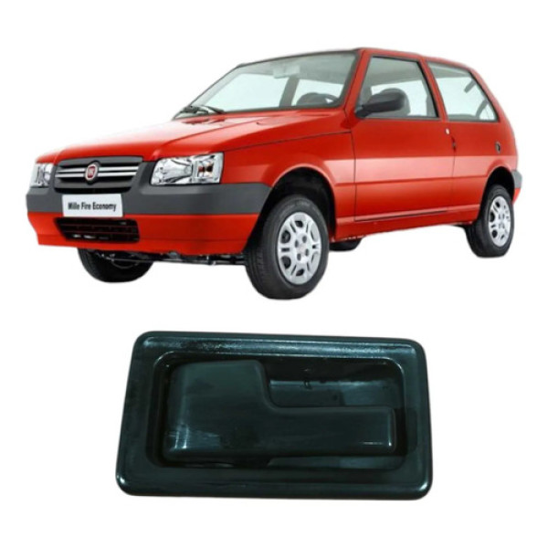 Maçaneta Esquerda Fiat Uno Mille  2p 1.0 Original  Preto Dianteira