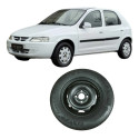 Pneu Roda Aro 13 4 Furos Chevrolet Celta 2004 1.0 Original Preto