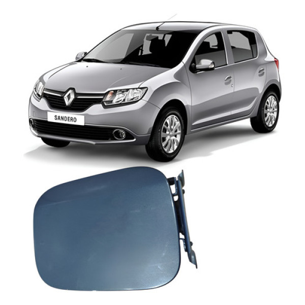 Tampa Portinhola Tanque Combustível Renault Sandero 2019 1.0 Cinza