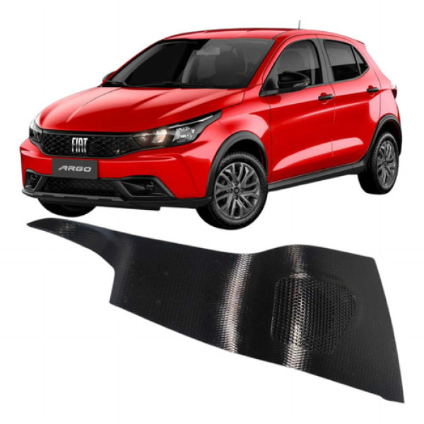 Moldura Interna Porta Traseira Esquerda Fiat Argo 2023  Preto