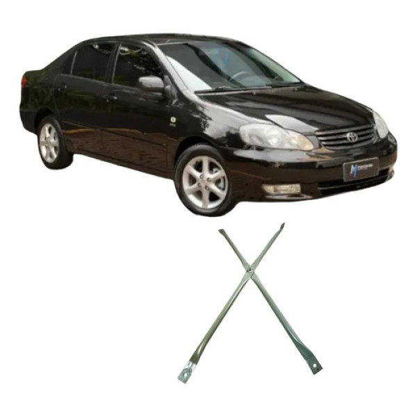 Reforço Banco Traseiro Toyota Corolla 2004 1.8 Original  Preto