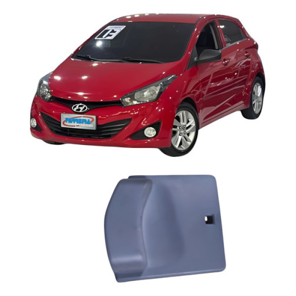 Acabamento Trava Coluna Cinto Direito Hyundai Hb20 2013 Cinza